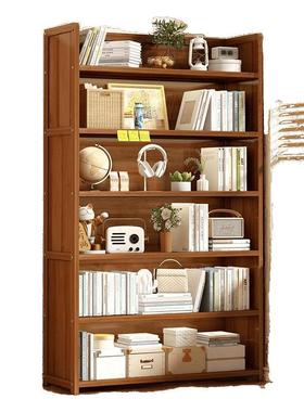 书架柜置物架书耐落地防YPK尘放书用多层易收简纳架多功能家用储