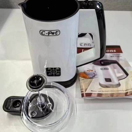 欧机规2490不20V奶泡机多功能理料搅拌家用冷热奶泡机触屏按钮锈