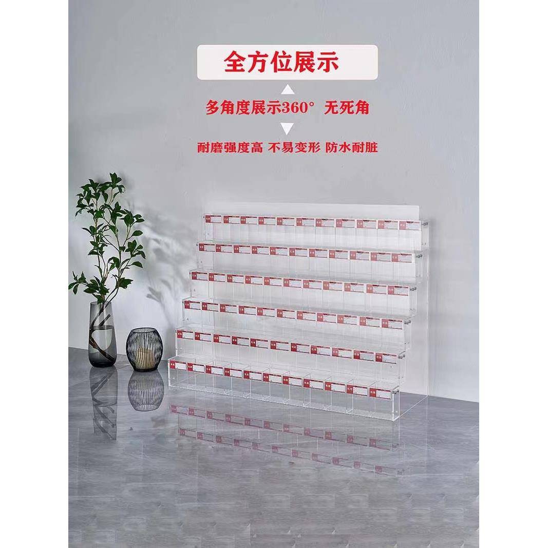 笔架文具店展架透多层阶示梯宝塔亚克力明无品牌/马克笔收架桌面