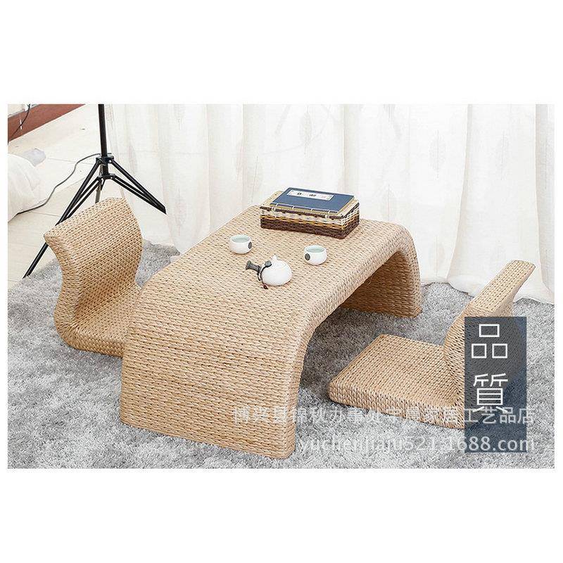 2020厂Q003家销直蒲草藤窗编茶几日式榻米简约地台飘小桌子