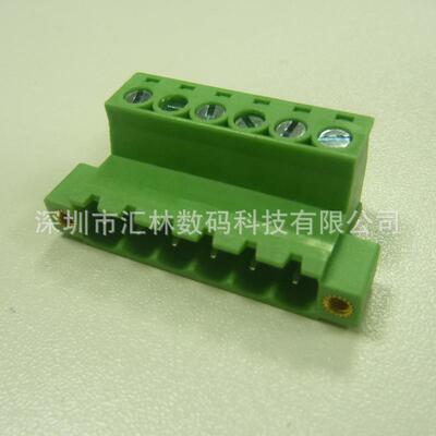 深圳汇林WF762-5.08mm法兰固定线线对接 插拔式接线端子