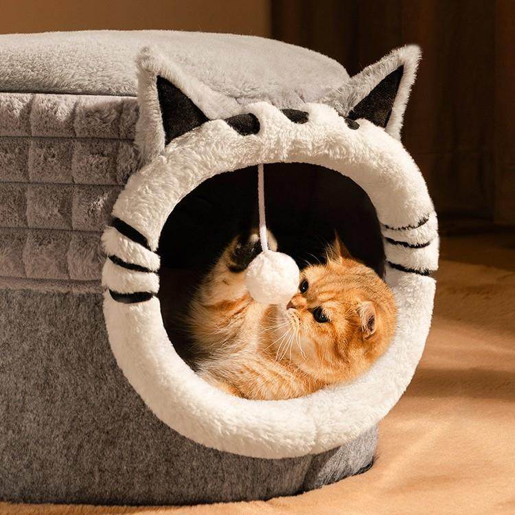 商厢猫窝冬季保暖可拆洗猫房子半封闭式感猫咪四季猫咪宠物窝,电子元器件市场,其它元器件,淘宝优惠券,粉丝福利购,淘宝优惠卷