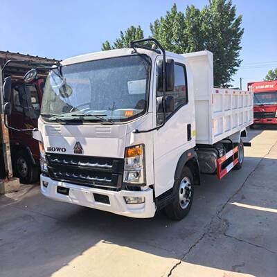 出口重冷藏车汽HOWO运轻卡自卸车4X2小筑自型建垃圾输卸货车栏车