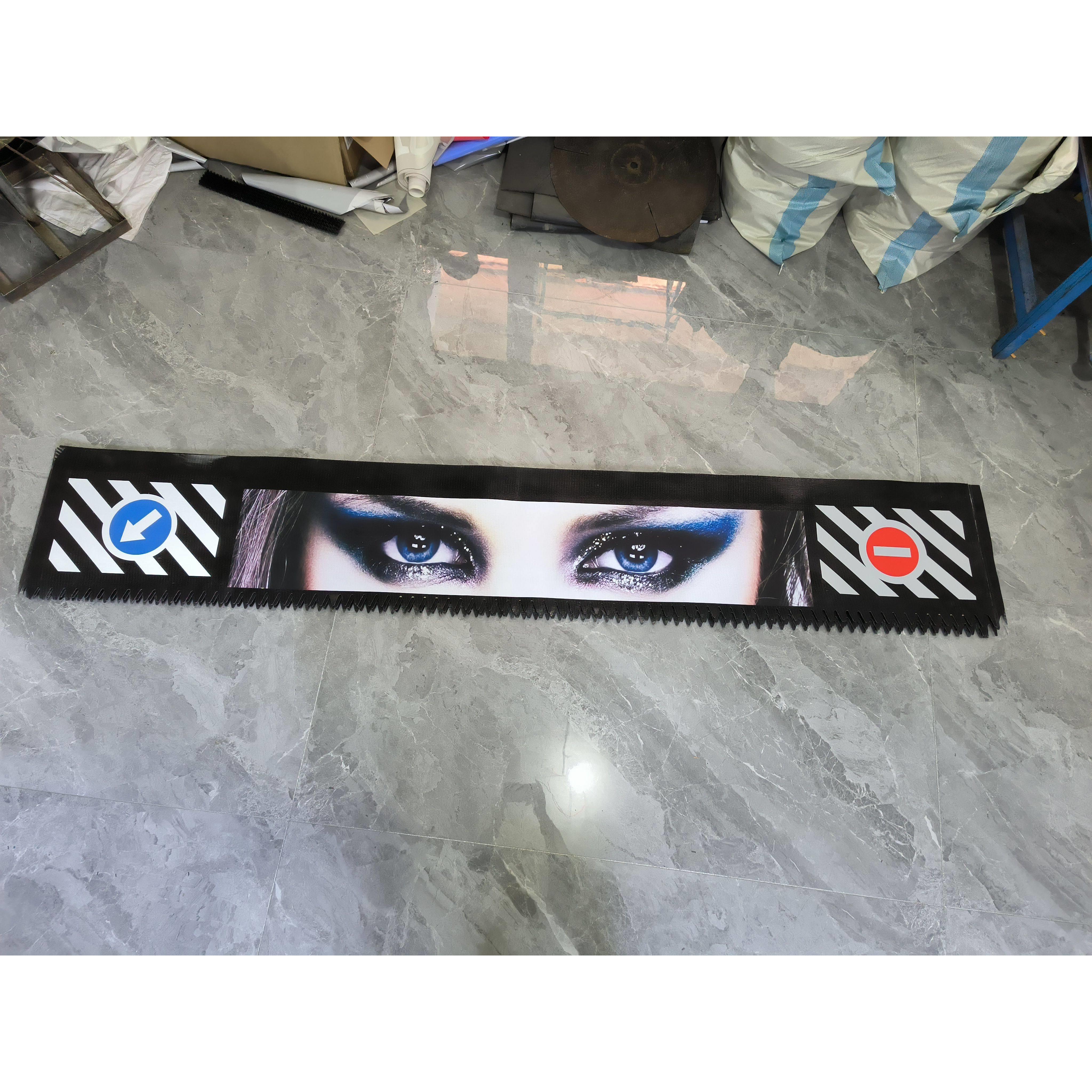 定制图案美女眼睛图案挡泥板橡胶材质汽车挡泥板后杠挡泥皮可定制