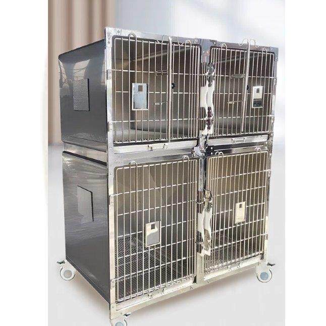 宠物住院笼304不锈钢宠物医院猫犬笼多层寄养笼多功能组合输液笼