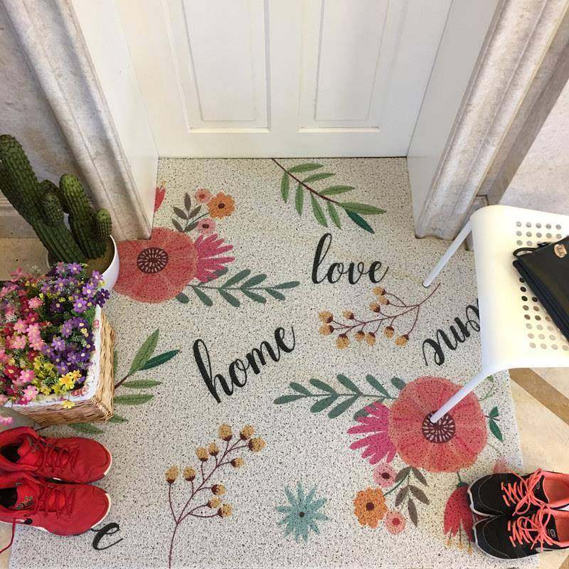入户进门除尘丝圈地毯玄关蹭土pvc厨房浴室防滑地垫几何简约吸水,鲜花速递/花卉仿真/绿植园艺,割草机/草坪机,淘宝优惠券,粉丝福利购,淘宝优惠卷