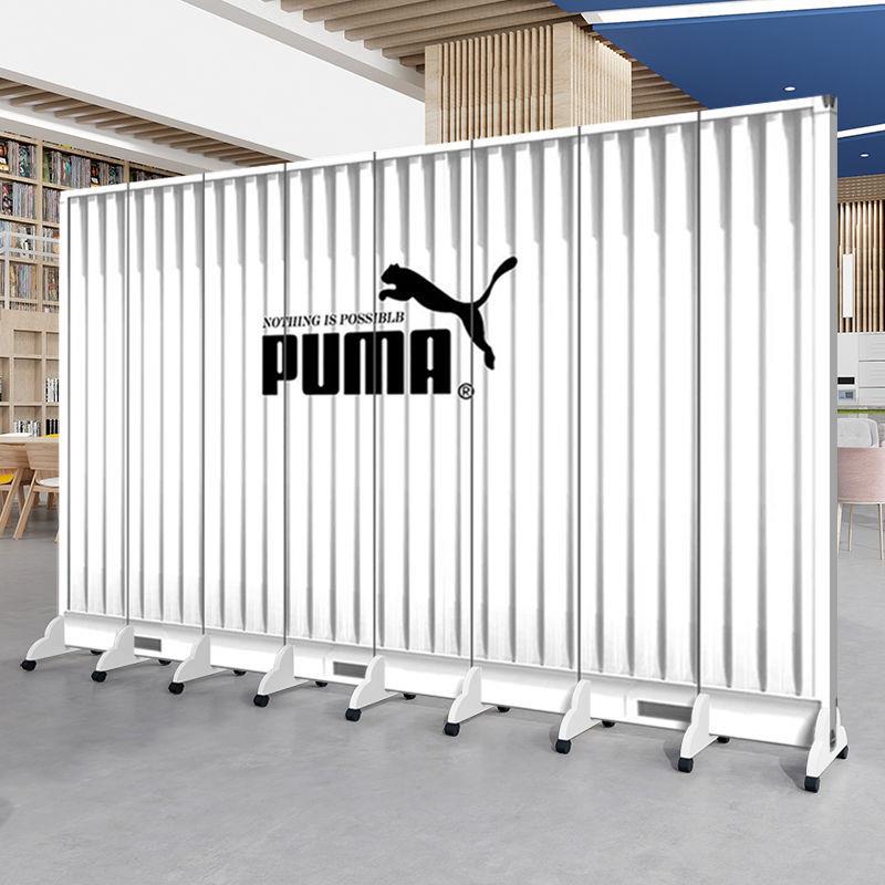 网红集装箱屏风隔断奶茶店美甲餐厅可折叠移动舞蹈棋牌室拍照遮挡