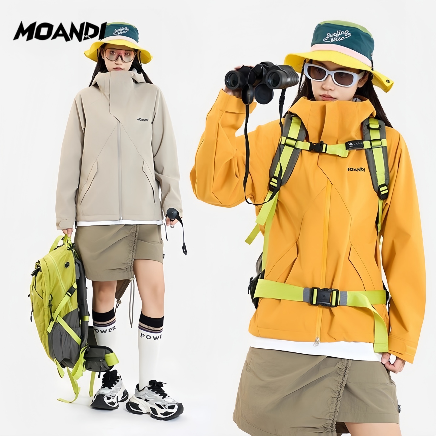 摩安迪三防城市户外软壳衣