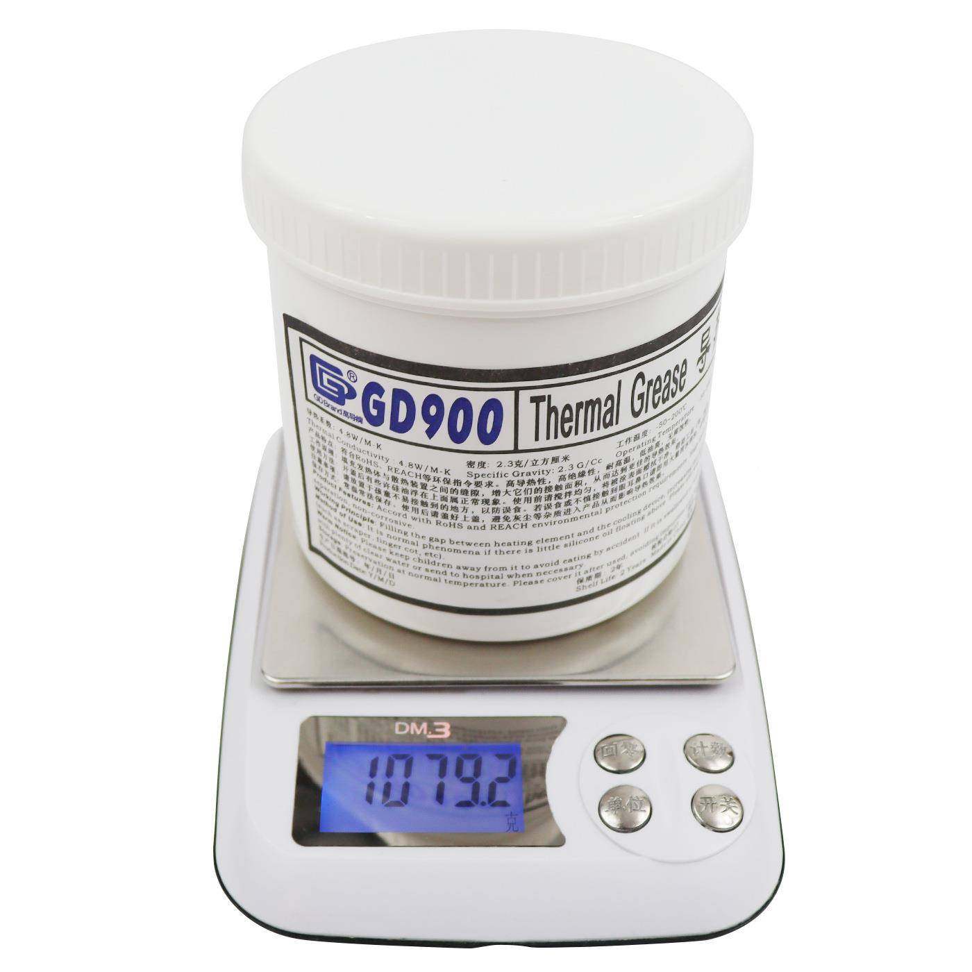 高导GD9硅膏00净1千克公斤重大罐桶装灰823色导热硅脂散热胶CN100