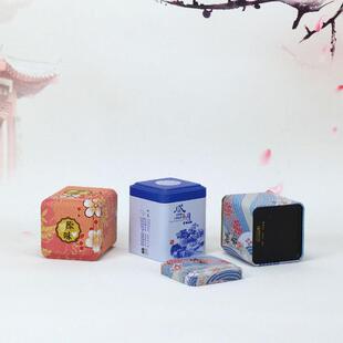 包邮2424391系列茶迷你马铁茶叶罐铁罐铁7盒通用小号口食品盒金属