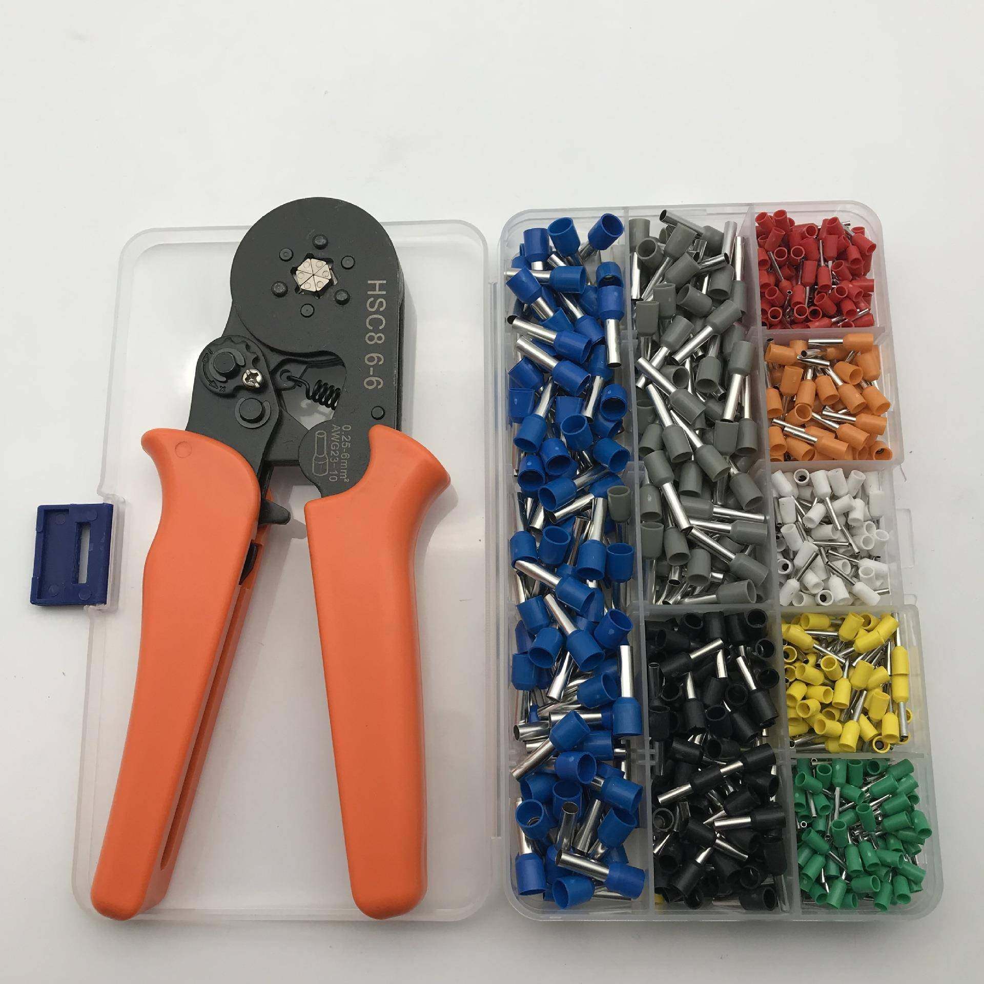 针端子线鼻子压型线钳冷压型端管子钳套接线钳压橙色6边接钳子装,五金/工具,压线钳,淘宝优惠券,粉丝福利购,淘宝优惠卷