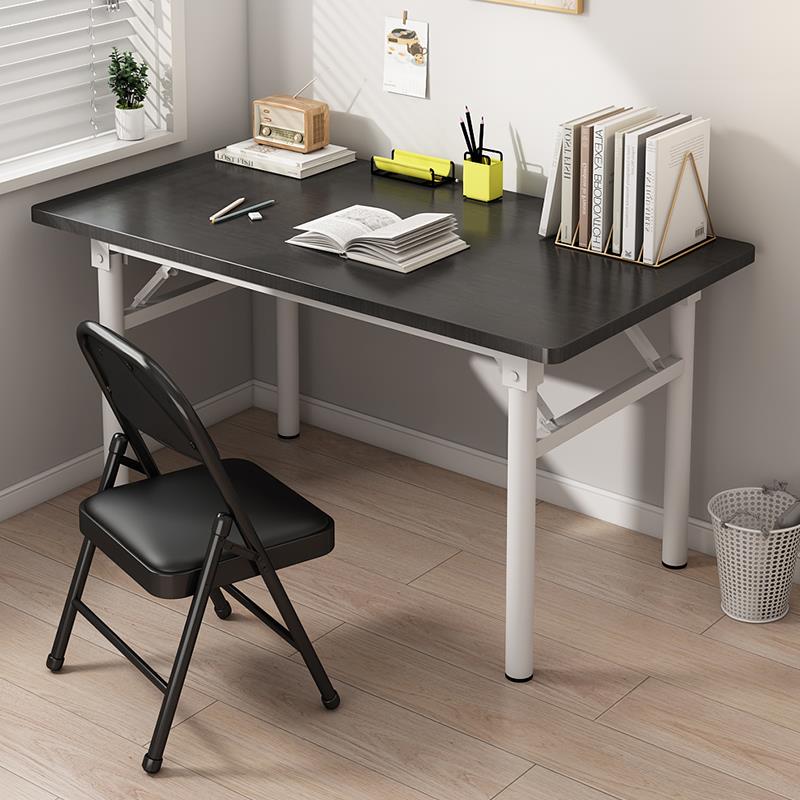 叠桌子台式电脑桌简易形出屋餐桌家用小租F76S9S8J饭桌长方学生写