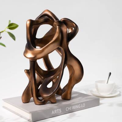 轻奢型树异根A114雕塑家居术饰品摆件样板房建筑艺摆房设书书柜书