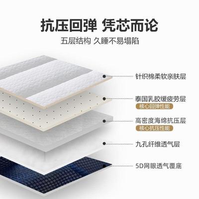 乳胶床垫子家用睡垫18米加垫厚舍出租房.榻榻米1608.5宿米海绵被