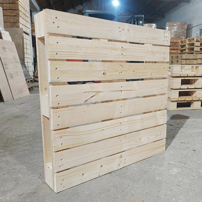 托盘实木叉型车板垫仓库板防潮板胶地栈板川字货物堆货架地LLB台