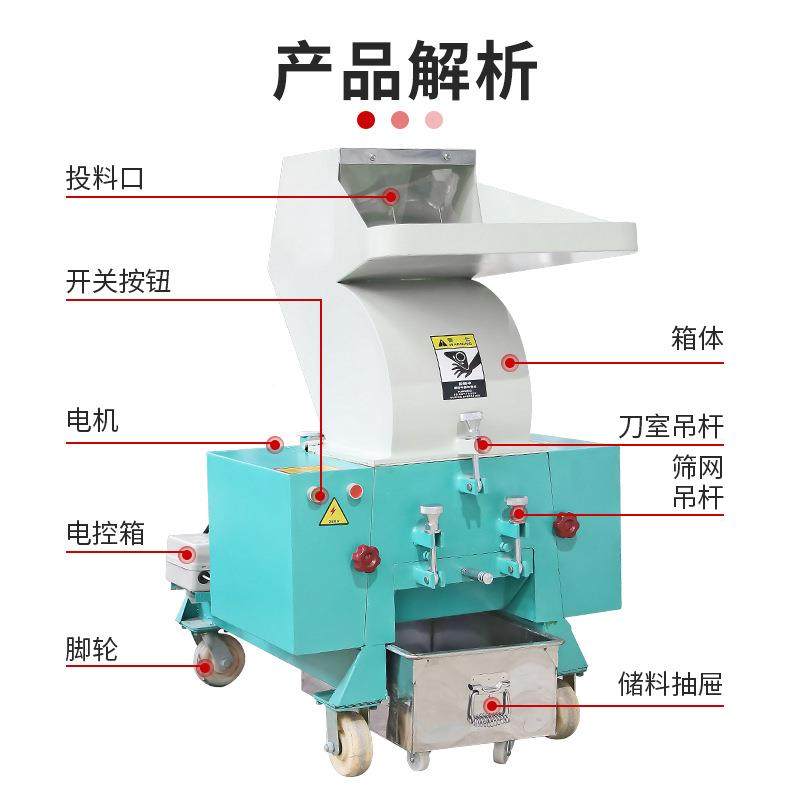 碎现货强力AB塑料粉碎机注废旧边角S水口料破机YUP强力塑打料机