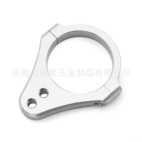 摩器托车通用装钛尺码0MM-22mm-60MM前3减震改钛尺方向阻尼支架固
