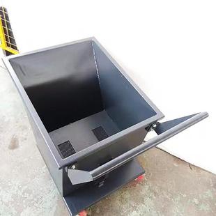 翻斗式 集车过 铁车工479业集屑带车车间屑屑废料车手推小车自卸式