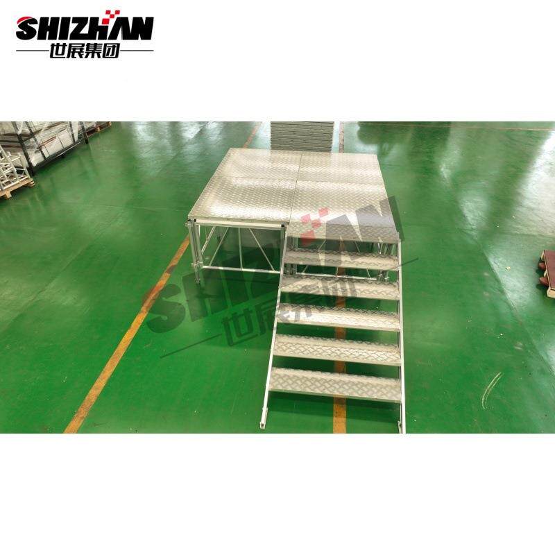 全铝合金铝拼装舞台演快装舞店台酒活动822出婚庆走秀T台合金折叠