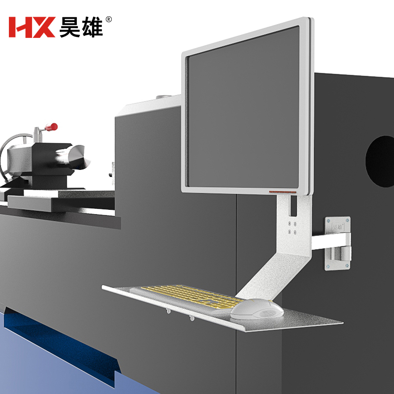 昊雄显示器墙壁支架工业设备铝合金电脑键盘一体挂架万向旋转壁挂