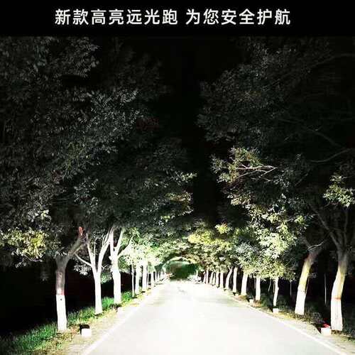汽车LED透镜雾灯黄白双光前杠灯中网射灯摩托越野货车超亮小钢炮