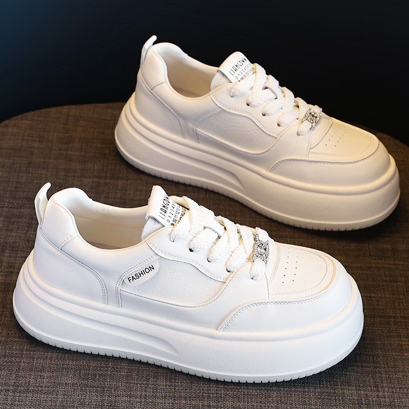 头层牛皮真皮软底小白鞋女2025新款百搭洋气爆款休闲运动板鞋潮,女鞋,休闲板鞋,淘宝优惠券,粉丝福利购,淘宝优惠卷