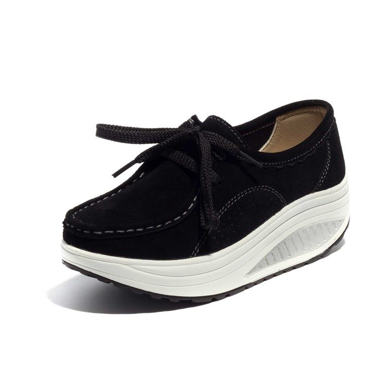 2024春季新款摇摇鞋真皮休闲运动鞋女增高厚底透气女士百搭摇摆鞋,女鞋,松糕（摇摇）鞋,淘宝优惠券,粉丝福利购,淘宝优惠卷