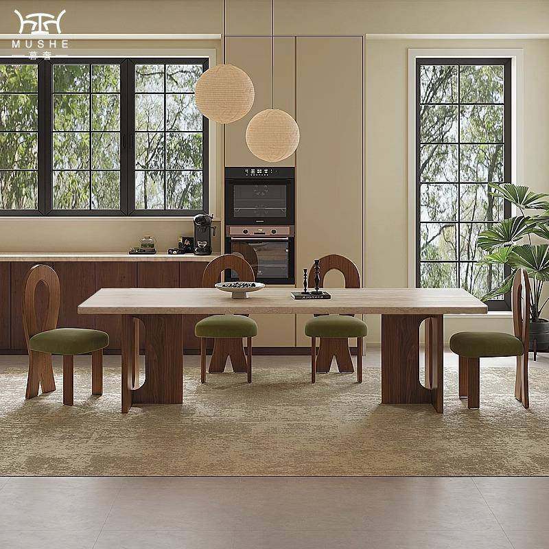 法式复古下挂长方形设计师创意洞石岩板餐桌中古风2025餐桌椅家用,3C数码配件,其它配件,淘宝优惠券,粉丝福利购,淘宝优惠卷