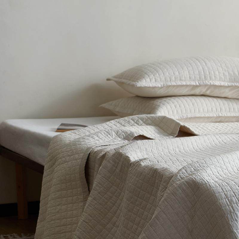 全棉A类母婴级可用棉麻棉花床盖三件套夹棉绗缝榻榻米防滑床单,3C数码配件,其它配件,淘宝优惠券,粉丝福利购,淘宝优惠卷