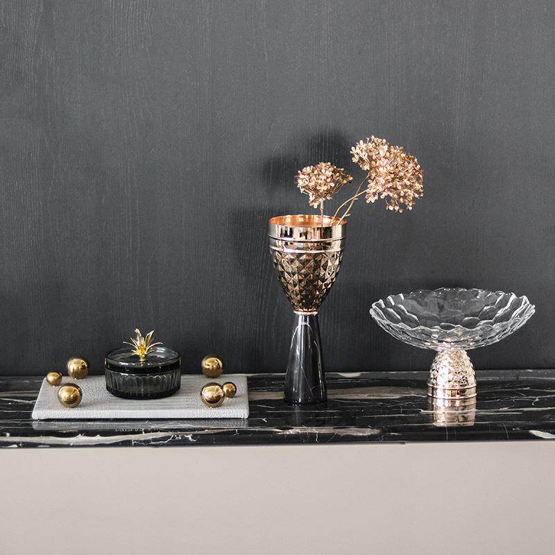 样板房桌面家饰软装搭配套装摆件茶几餐桌果盘花器收纳托盘装饰品