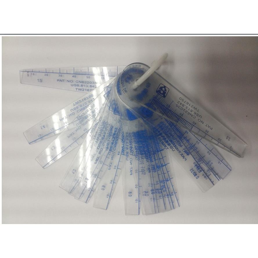 上艺塞尺 Sun Yieh塑料塞尺 塑料塞规 0.05-3.0