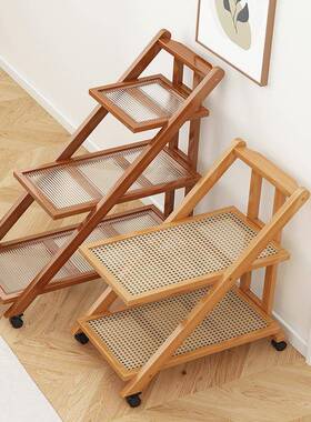 置物架边多层收纳架书架功落地多能食零小FYT8987推车客厅杂物移