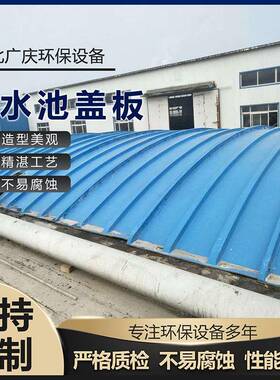 玻璃钢盖板污水池GWN腐盖板拱FRP型盖板厌氧池垃圾处理耐蚀集气罩