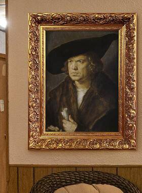 实木油画外框法式油大画外框任ROQ意尺寸高端电框视相框挂镜墙框