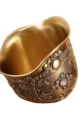 欧精品桌面垃圾TM-65944式桶卧皮床头柜零室食果杂物筒无盖创意茶