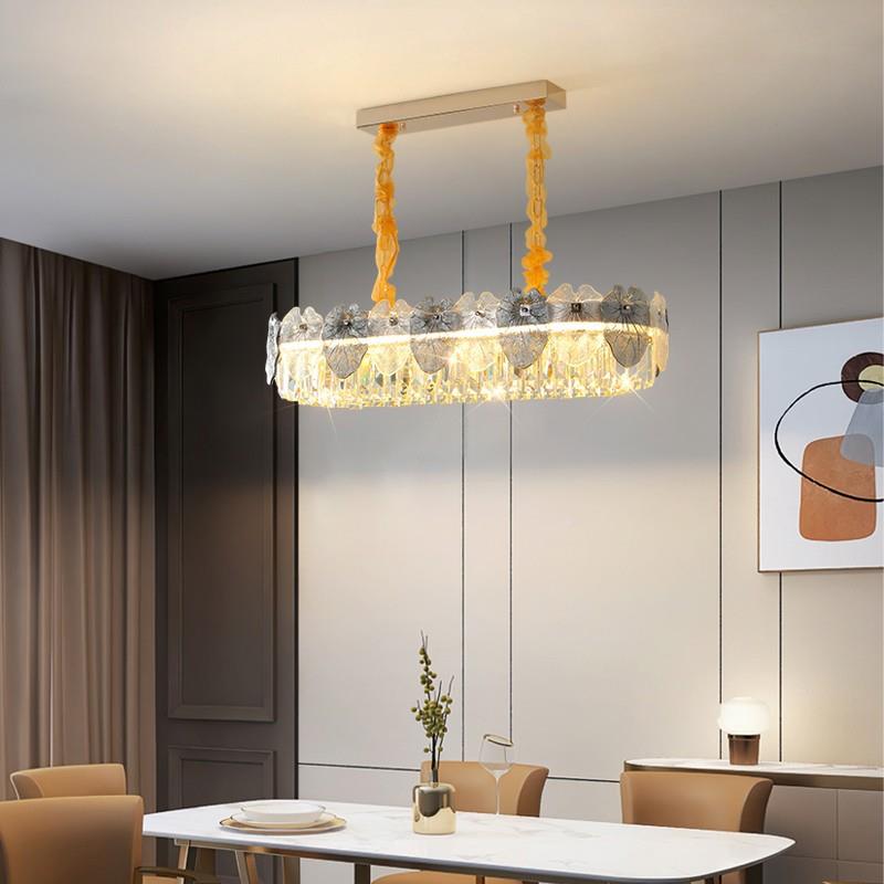 轻奢水晶吊灯客厅餐厅主套房餐灯法式漫卧间卧室茶室灯饰浪灯具