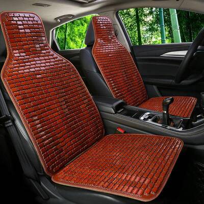 762夏季木珠汽车坐通垫竹片透气主风汽车片驾驶座通用凉垫单个座