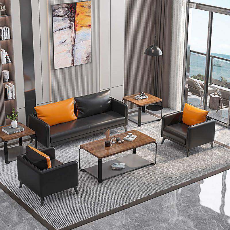 办公室沙发几茶台茶一体式现代简约商务待会AL123客接小户茶桌型