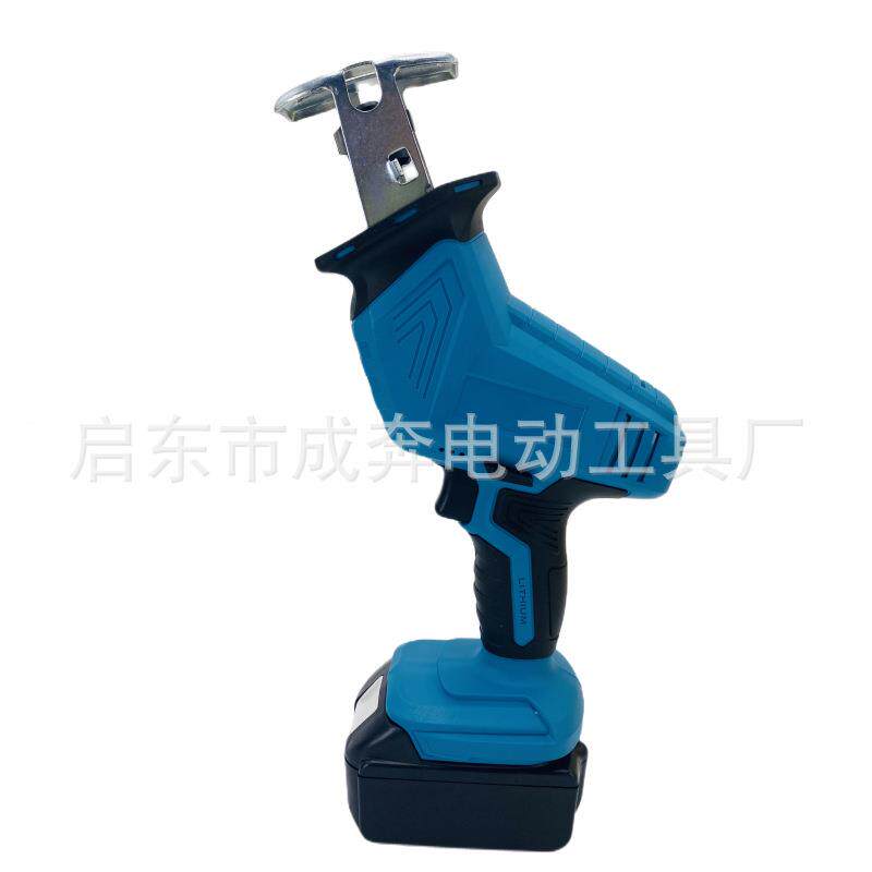 大功21v锂电锯往复锯铝材木材电切割马刀小率型手两电一充持切割