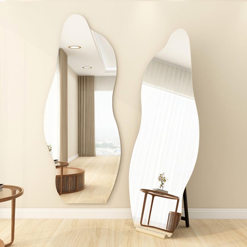 不8413镜规则网红异形镜子家用穿衣试镜全身生卧室落地ins女云朵