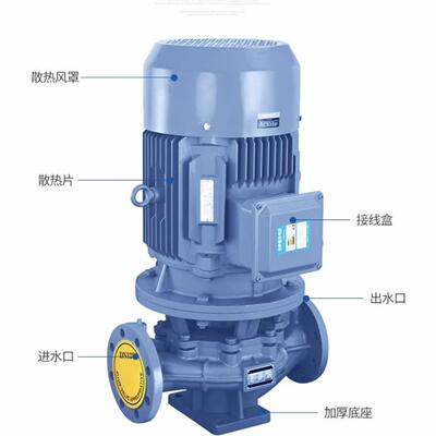 IRG立式循环水泵QPL单级离泵ISW增三锅炉热心水循环泵压稳压管相