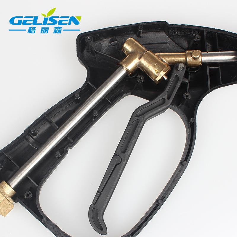 批洗发高压空洗弯头枪扇形喷清头清洗机专用洗车调524水枪冲底盘