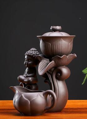 紫茶砂懒人19063泡茶神器自动漏茶滤不锈茶钢叶过夫滤器防烫功茶