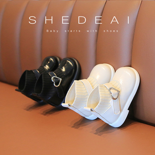 秋冬女童软底袜子鞋学步鞋女宝宝鞋子婴幼儿1到3岁小童婴儿鞋冬季