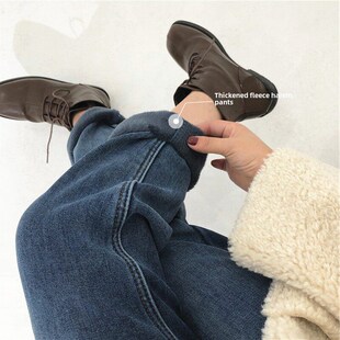 孕妇裤子春秋款外穿小个子打底老爹长裤秋季孕早期哈伦牛仔裤秋装