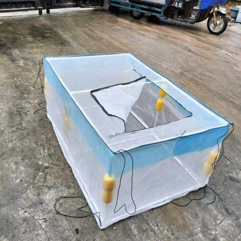 水蛭蚂蟥龙虾专用箱网全框架悬浮式60目40目80目100目,畜牧/养殖物资,渔笼/渔网,淘宝优惠券,粉丝福利购,淘宝优惠卷