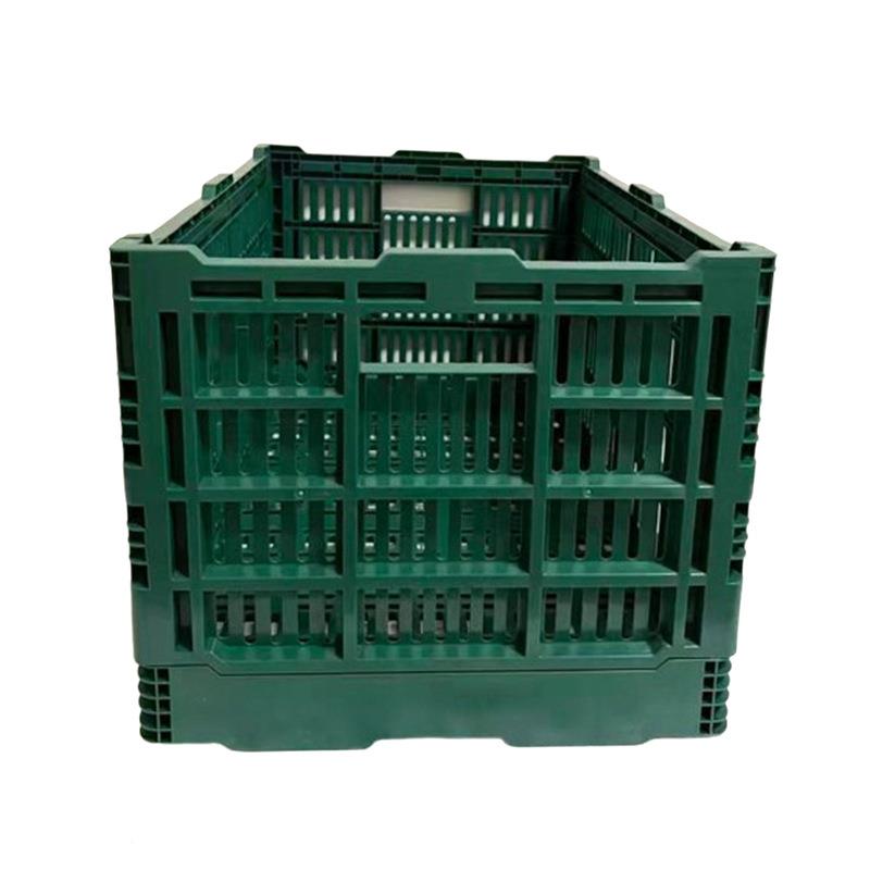 加大可折叠塑料筐果陈列摆台收纳水超市货架店筐-加堆头冷链仓储