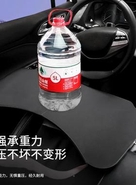 车载折小桌叠板支架向盘餐桌汽车桌电方脑办公写字ZON台旋转餐桌