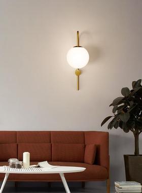 北欧卧室壁灯床全头墙灯个性魔豆玻璃壁创意过道楼梯客88594厅灯