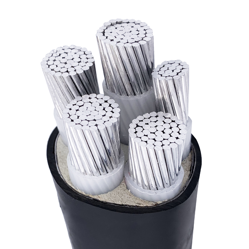 国标铝芯电缆线5芯4+1 1p6 25 50 95 120 185 240平方铝线电力电